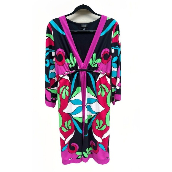 Nicole Miller Dresses & Skirts - Nicole By Nicole Miller Women’s Size 16 Retro Boho Kaftan Flowy Disco Dress